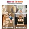 Toddler Tower,Kitchen Step Stool with CPC Certification,Sliding Anti-Fall Safety Bar,Solid