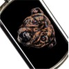 Fractal Artworks Staffordshire Bull Terrier Keyring with Stunning Fractal Art