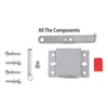 Garage Door Side Lock Inside Deadlock for Most Garage Door