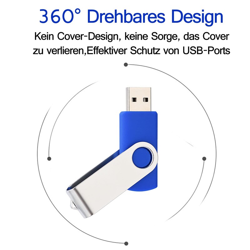 AreTop 16 GB USB Stick with USB Memory Stick Bag,