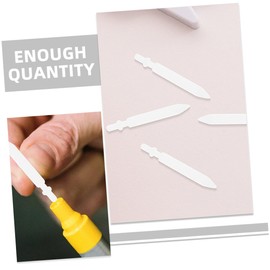 Operitacx 50 Stück Ölstiftspitze Spitzen Für Farbstift Malstiftzubehör Nachfüllbarer Farbstift Markierstift-nachfüllspitzen Klassenzimmerzubehör Student Nylon Weiß Ersetzen Malerei