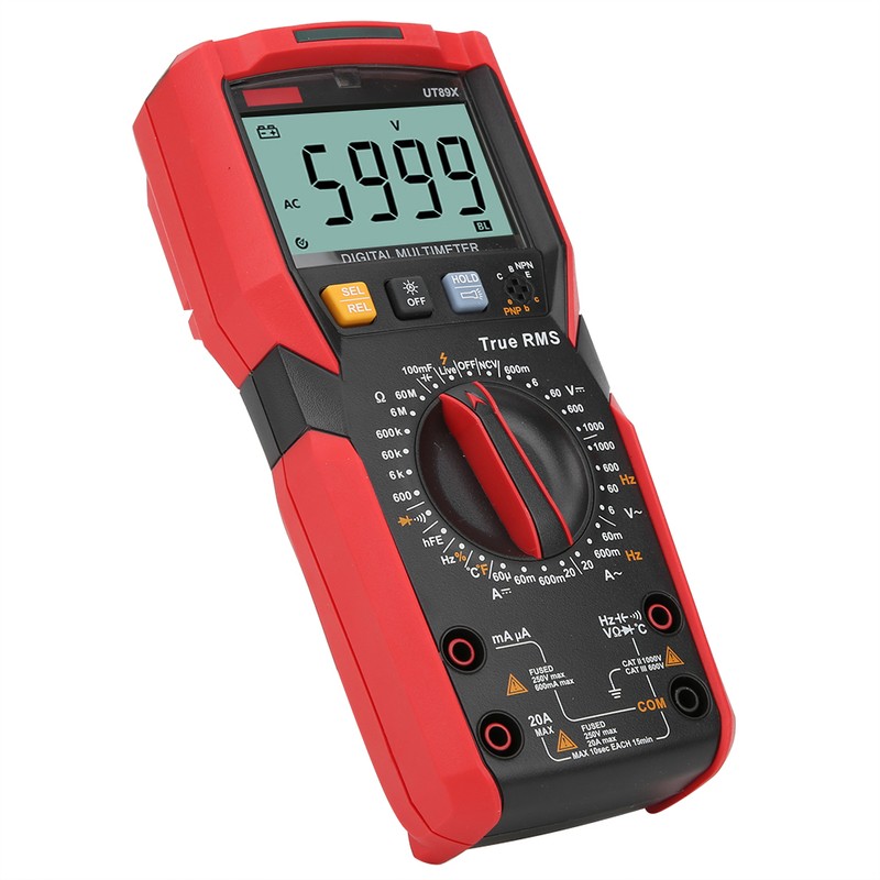 UT89X Digital Multimeter AC DC Voltage Current Resistance Capacitance NCV