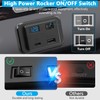 RV USB Outlet 12 Volt USB Car Charger with Voltmeter