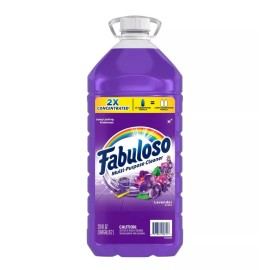 Fabuloso Multi-Purpose Cleaner, 2X Concentrated Formula, Lavender Scent, 210 oz.