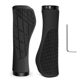 Bicycle Grips Ergonomic Handlebar Grips Bicycle Made of Non-Slip Rubber 22.2 mm Bicycle Grips Bike Handlebar Grips Bicycle Handlebar Grips for MTB, Trekking Bike, E-Bike, City Bike, Road Bike and