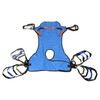 Patient Full Body Lift Sling Royalblue Head Support Toileting Transfer