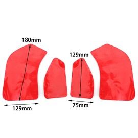 Topteng Motorcycle Fuel Tank Traction Pad, 4PCS Side Tankpad Fuel Tank Protector Fuel Tank Pad fits for DUCATI PANIGALE V4 1100 2018-2020, PANIGALE V4 S1100 2018-2021