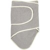 Miracle Blanket Swaddle Wrap for Newborn Infant Baby, Grey with
