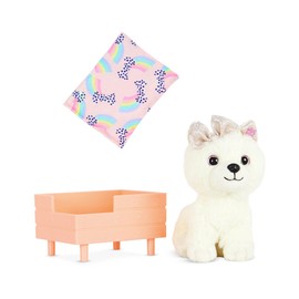 Glitter Girls POSEABLE Plush Pomeranian, Chica