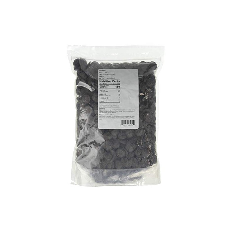 Merckens Coating Melting Wafers Chocolate Dark 5 pounds