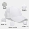 Men Breathable Quick Dry Baseball Cap Laser Perforated Mesh Ball