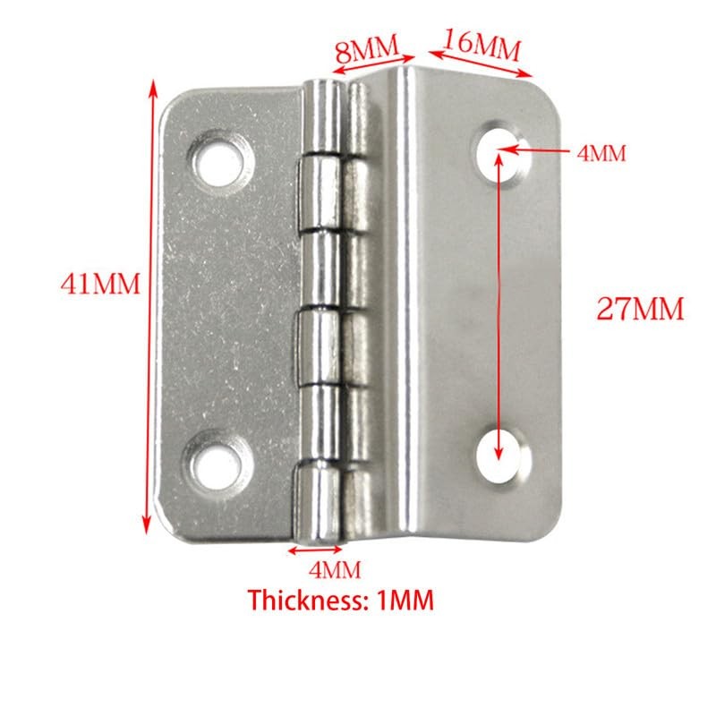 2PCS Three Fold Retro Shutter Hinge 41 * 8 *