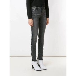 Armani Exchange $140 Armani Exchange Women's, J01 Super Skinny Mid Rise Jeans, Gray, 25R