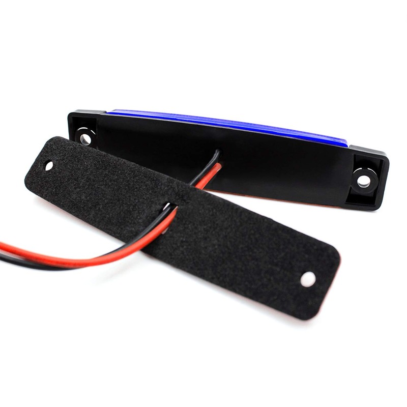 KEING Blue 3.8" 6 LED Trailer Marker Lights Sealed, LED