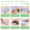 Light Weight Fusible Interfacing for Sewing: White 11.6" x 30yd