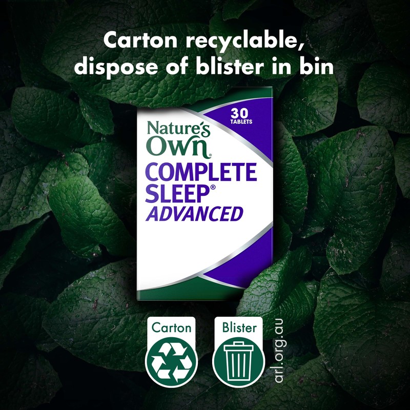 Nature's Own Complete Sleep Advanced for Stress Relief Tablets 60