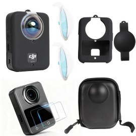 PellKing Accessories Kit for DJI Osmo 360,Include Lens Guard/Camera Case/Screen Protectors/Silicone Protective Cover