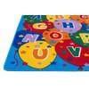 HR Kids Rugs: ABC Balloons Educational Mats - Rubber Back/Non-Slip,