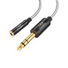 CableCreation 3.5 mm Jack to 6.35 mm Jack Cable 1FT,