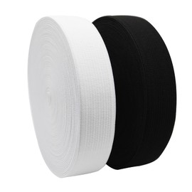 Dortrue Heavy Stretch Elastic Bands for Sewing 1-1/5 Inch 20 Yards High Elasticity Elastic Strap for Sewing Waistband Pants Clothes