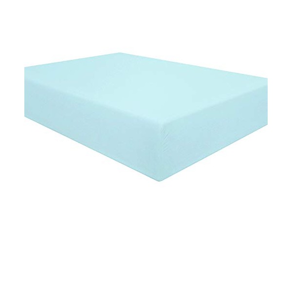 NTBAY Microfiber Twin Fitted Sheet, Wrinkle, Fade, Stain Resistant Deep
