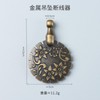 Yarn Cutter Pendant Round Thread Cutters Pendants Antique Gold Color