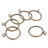30 PCS Bronze Curtain Rings, 1.5 Inch Curtain Rings Metal