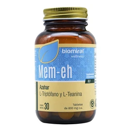 Biomiral, Mem-eh, Azahar, 30 Tabletas.