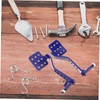 NOLITOY Throttle Pedal Kit Brake Pedal Set for Racing Metal