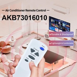 AKB73016010 New Replaced Remote fit for LG Air Conditioner 6711A20066F 6711A20066L LT0814CNR LT1014CNR LT1033HNR LT1034CNR LT1034HNR LT1214CNR LT1215CERAC