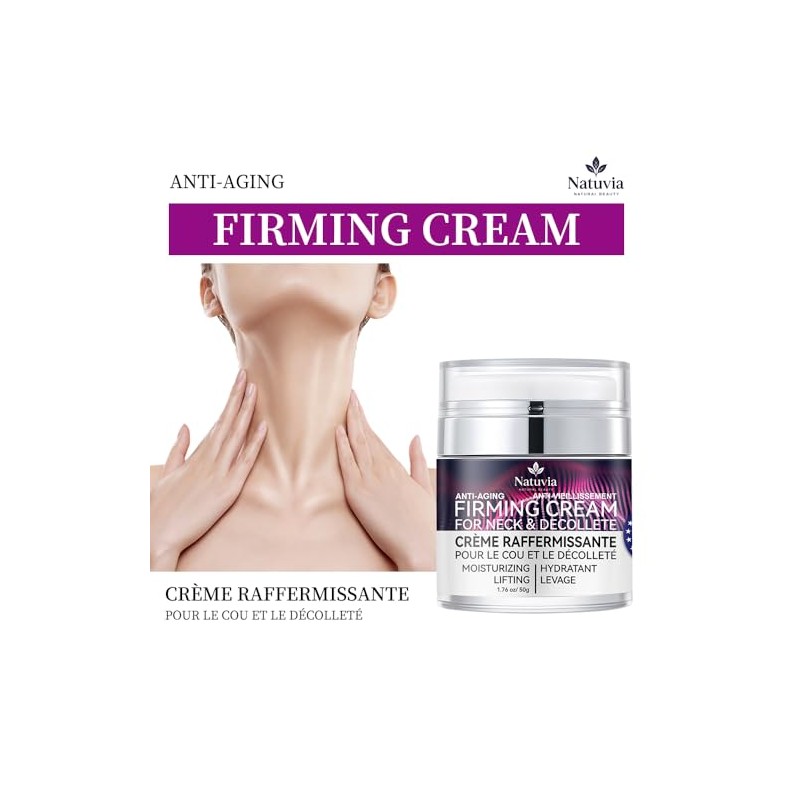 Crema Reafirmante Cuello Escote Hidratante Antiarrugas Rostro Mujeres Hombres