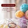 HARFINGTON Circular Knitting Needles 32" Stainless Steel US 7/4.5mm Knitting