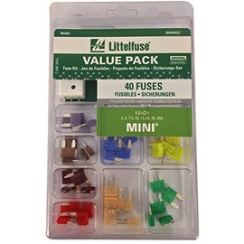 Littelfuse 00940462Z Mini Fusible Surtido - 40 Piezas