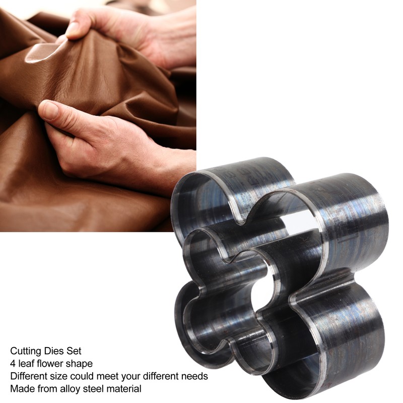 2 Pcs Flower Leather Cutting Die Alloy Steel Sharply 4