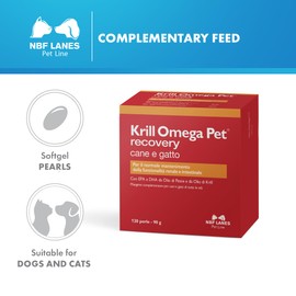 N.b.f. Lanes Krill Omega Pet Recovery 120 Pearl