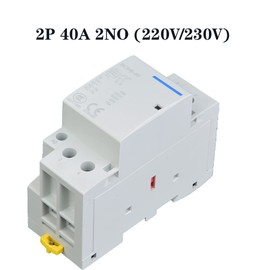 Circuit Breaker 40A 2NO 230V 40A Single Phase Modular Switch 2P AC Circuit Breaker for Electrical Control Mini Rail Mount