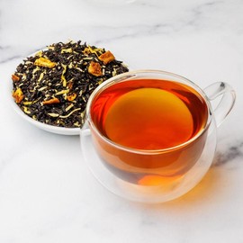 50-50 Delight | Orange Creamsicle Black Tea - Loose Leaf - Fusion Teas - Size: Sample (8 Cups)