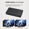 4K Ultra HD HDMI Splitter - 1 Input, 4 Outputs