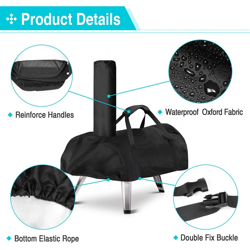 Pizza Oven Cover for BIG HORN and aidpiza 12,TwoPone Waterproof