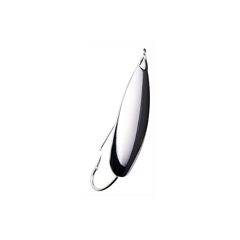 Johnson SM3/4-SLVR Tackle Box Standard Minnow Spoon, Silver, 2-3/4-Inch, 3/4-Ounce