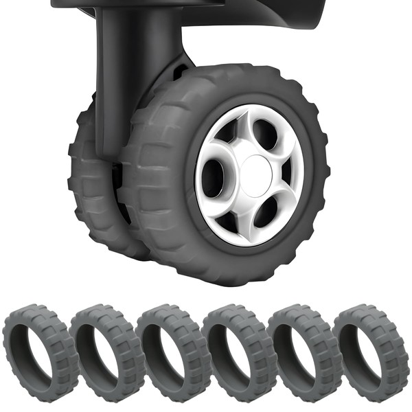 Luggage Wheel Protector Covers, 8 Pcs Off Road Suitcase Wheel
