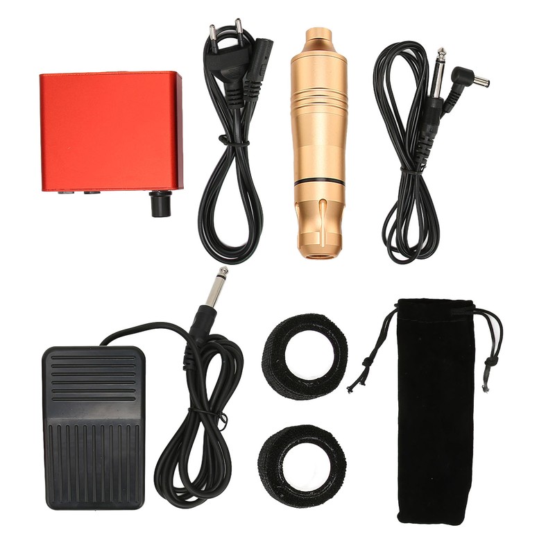 Complete Tattoo Kit Rotary Pen Tattoo Machine Tattoo Power Supply