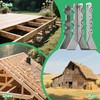 Heavy Duty 2X8 Joist Hanger 14 Gauge LU28 Galvanizing Face