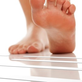 AmeriLuck 24 pcs Shower Treads Non-Slip Stickers Bath Safety Tub Adhesive Decals WHITE