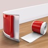 Vinyl Wall Base, 4 Inch(W) x 10 Feet(L) Flexible Baseboard