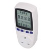 Power Meter Plug with Battery LCD 7 Display Modes Electricity