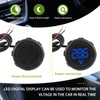 EPLZON 2pcs Digital Voltmeter DC 4-100V 2 Wires 3-Digit LED