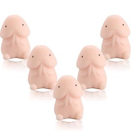 5-Piece Squeezable Low Resistance Stress Relief Toys, Decompression Toys, Squishy, Hold to Relieve Stress, Soothing