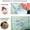 kathson Rabbit Water Bottle, 17oz Hanging Water Fountain Automatic Dispenser