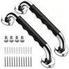 2 Pack Shower Grab Bars, 304 Stainless Steel Rail Bars